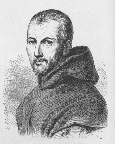 Portret van pater Mersenne (1588 - 1648) - in 