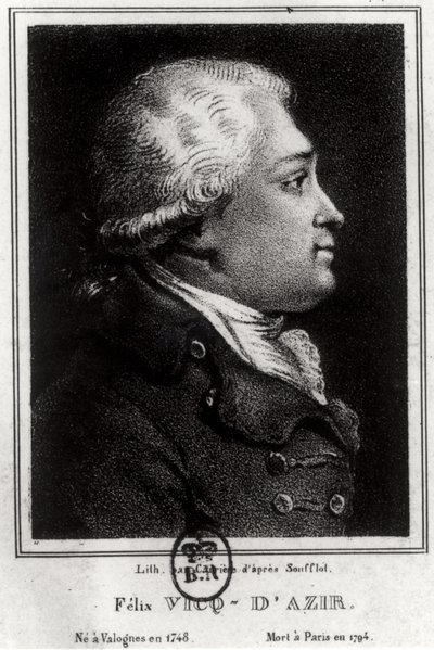 Portret van Felix Vicq d