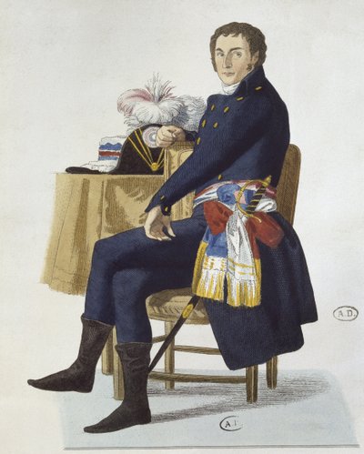 Portret van Ferdinand Guillemardet, 1798 door French School