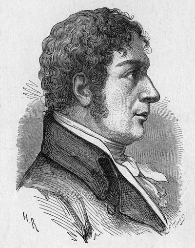 Portret van François (Francesco) Zambeccari (1756-1812), Franse luchtvaartkundige - in 