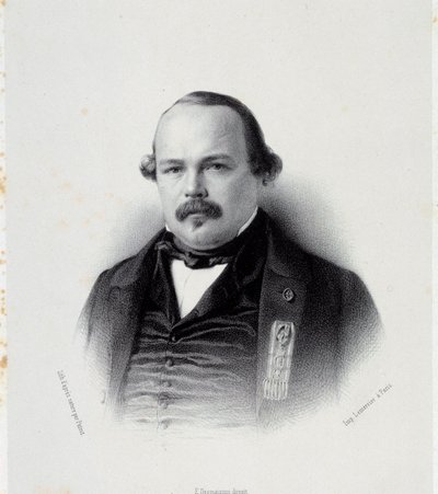 Portret van Francois Auguste Perrinon (1812-1861), Martinique afgevaardigde door French School