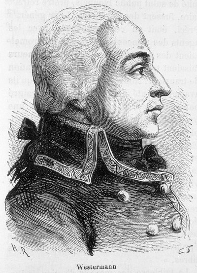 Portret van Francois Joseph Westermann, Franse generaal (1751-1794) - in 