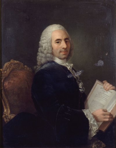 Portret van Francois Quesnay, arts van Lodewijk XV en fysiocraat, na 1743 door French School