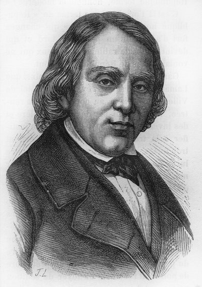 Portret van François Vincent Raspail (1794-1878), Franse bioloog, chemicus en politicus door French School