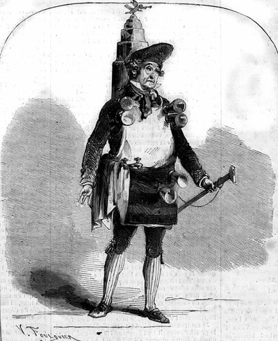 Portret van Frederick Lemaitre (1800-1876), Franse komiek in 