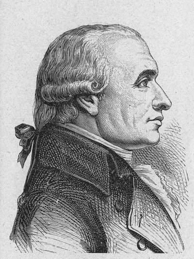 Portret van Gaspard Monge, Graaf van Peluse (1746 - 1818), Franse wiskundige - in 