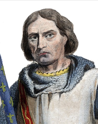 Portret van Gaucher V de Chastillon (ca.1249-1329), Constable van Frankrijk door French School