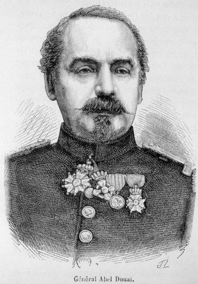 Portret van generaal Abel Douai - in "L