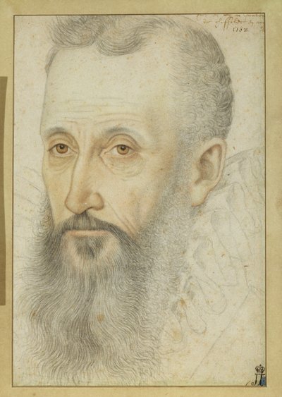Portret van George Talbot, 6e Graaf van Shrewsbury (1528-90) door French School