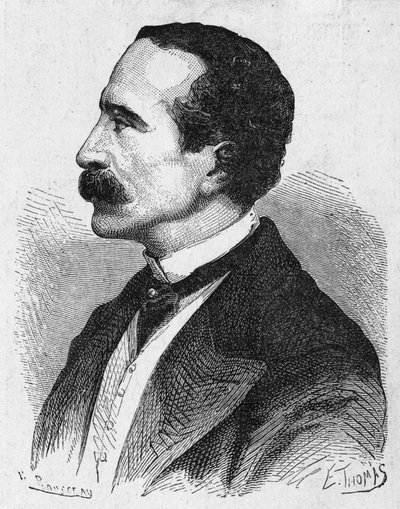 Portret van Georges Bonelli, de uitvinder van de typografische telegraaf - in 