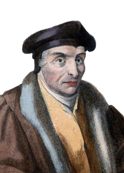Portret van Guillaume Bude door French School