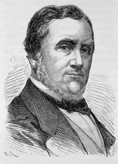 Portret van Henri Dupuy de Lôme, ingenieur van de Franse maritieme techniek (1777 - 1885), bouwer van het eerste Franse slagschip 