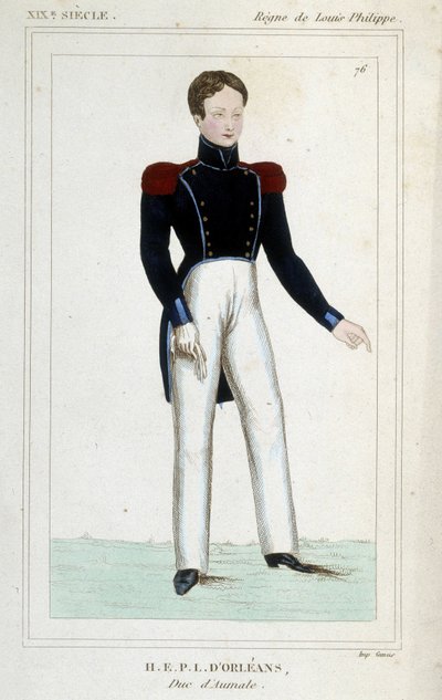 Portret van Henri Eugene Philippe Louis d