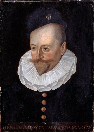 Portret van Henri I Hertog van Montmorency, Connetable van Frankrijk (1534-1614) Franse School van de 16e eeuw. Versailles, Kastelen van Versailles en Trianon door French School