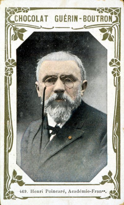 Portret van Henri Poincaré door French School