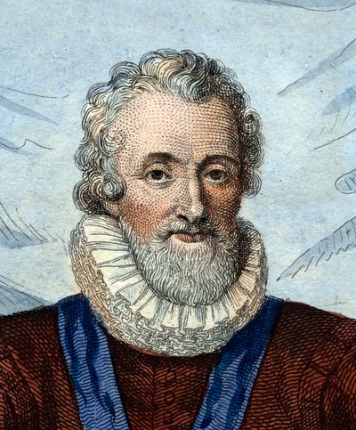 Portret van Hendrik IV (1553-1610), Koning van Frankrijk. door French School