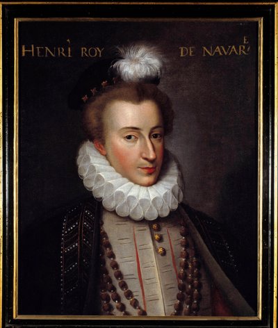 Portret van Hendrik IV (1553-1610) Koning van Frankrijk door French School