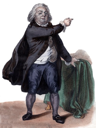 Portret van Honore Gabriel Riqueti, graaf de Mirabeau (1749-1791), Franse politicus en revolutionair door French School