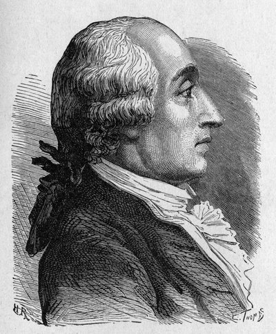 Portret van Jacques Alexandre César Charles (1746 - 1823), Franse natuurkundige - in Album van Wetenschap; beroemde wetenschappers; Grote ontdekkingen 1896 door French School