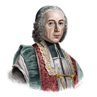 Portret van Jacques Denis Cochin door French School