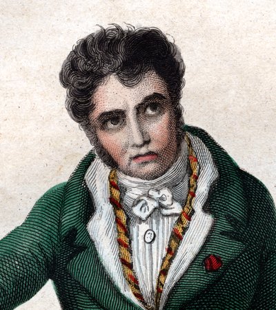 Portret van Jacques Louis David (1748-1825) door French School