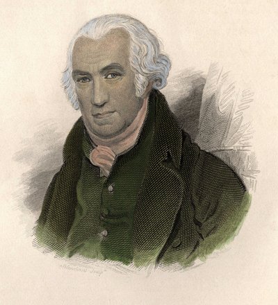 Portret van James Watt door French School