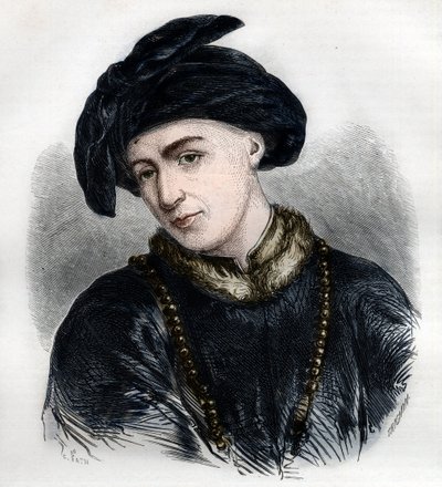Portret van Jan Hus (of Jean Huss) door French School