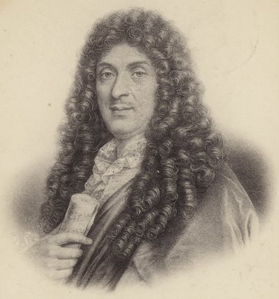 Portret van Jean-Baptiste Lulli door French School