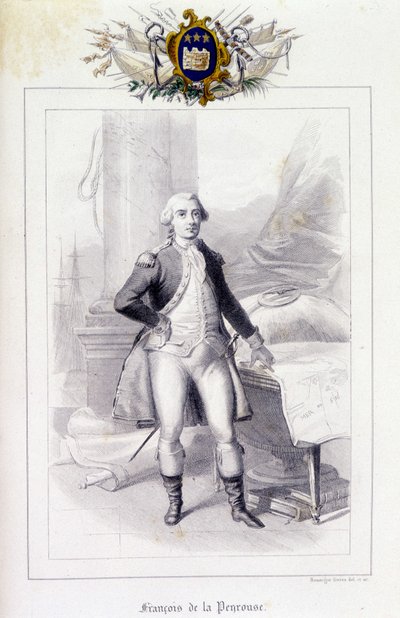 Portret van Jean-Francois Galaup, Graaf de La Perouse (Jean Francois Laperouse) door French School