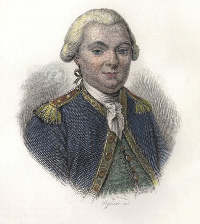 Portret van Jean-Francois Galaup, Graaf van La Perouse door French School