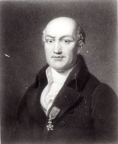 Portret van Jean Baptiste Joseph Delambre (1749-1822) door French School