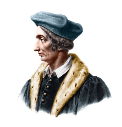 Portret van Jean Fernel (1497-1558), Franse arts, astronoom en wiskundige door French School