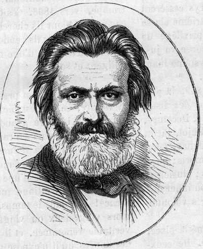 Portret van Jean Francois Soitoux (1816-1891), Franse beeldhouwer door French School