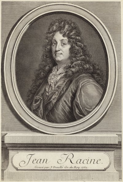 Portret van Jean Racine door French School