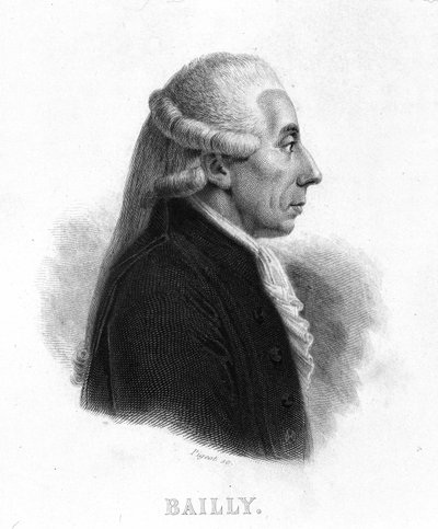 Portret van Jean Sylvain Bailly - in 