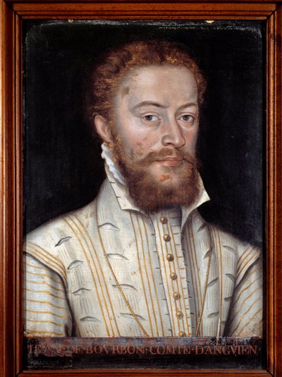 Portret van Jean de Bourbon Vendome, Graaf van Soissons en Enghien (1528-1557) door French School