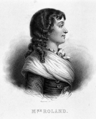Portret van Jeanne Marie of Manon Philipon, Madame Roland - in 