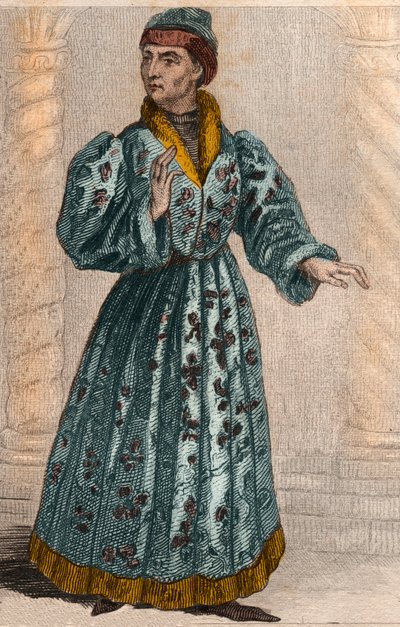 Portret van Jan zonder Vrees (1371-1419), Hertog van Bourgondië. door French School