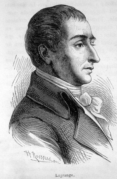 Portret van Joseph Louis, Graaf van Lagrange (1736-1813), Franse wiskundige - in 