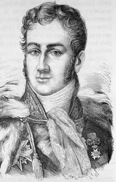 Portret van Jules de Polignac, Franse politicus (1780 - 1847) - in 