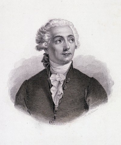 Portret van Lavoisier door French School