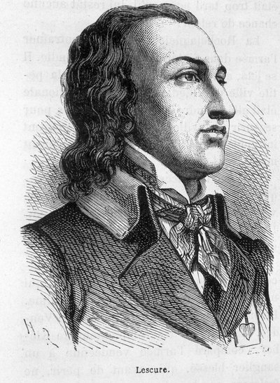 Portret van Lescure, Vendée leider (1766 - 1793) - in 