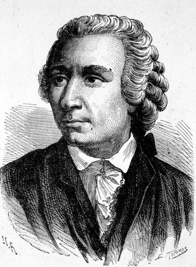 Portret van Léon (Leonhard) Euler (1707 - 1783), Zwitserse wiskundige - in 
