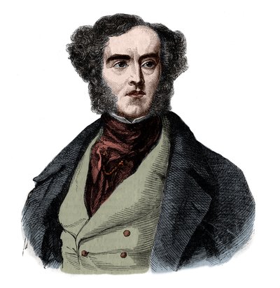 Portret van Lord George Cavendish Bentinck door French School