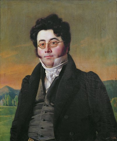 Portret van Louis Auguste Baudelocque (1799-1863) door French School
