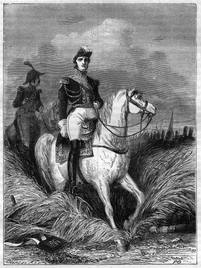 Portret van Louis Nicolas Davout (1770-1823) Prins van Eckmuhl, Hertog van Auerstaedt en Maarschalk van Frankrijk - Louis Nicolas (Louis-Nicolas) d