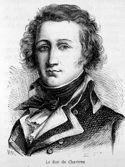 Portret van Louis Philippe II Joseph, Hertog van Orléans en Chartres, bekend als Philippe Egalité door French School