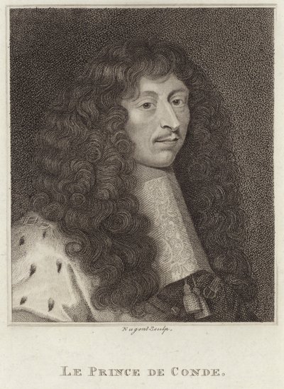 Portret van Louis de Bourbon, Prins van Condé door French School