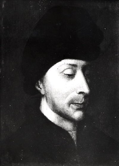 Portret van Louis de France (1372-1407) Hertog van Orléans, c.1420 door French School