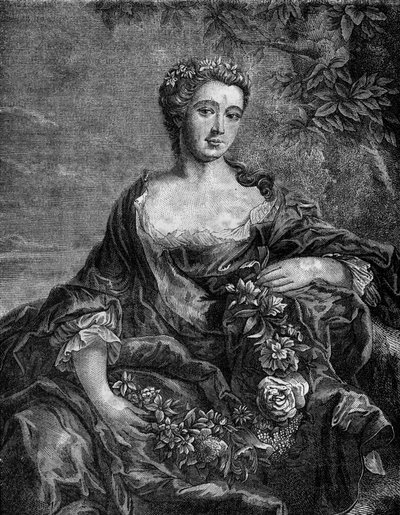 Portret van Madame de Chateauroux, Marie-Anne de Mailly-Nesle (1717-1744), favoriet van koning Lodewijk XV. door French School